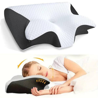 Vibrant Relax™ 2 in 1  Orthopedic Pillow